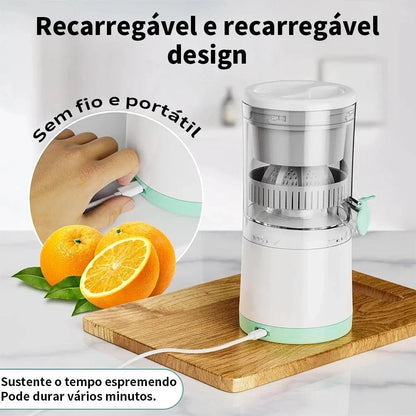 Espremedor de Frutas Portátil USB – Sem Fio e Lâminas Duplas para Extração Eficiente