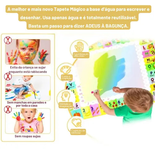 Promoção: Tapete Mágico a Base de Água - Últimas Unidades com 18 brindes exclusivos + Frete GRÁTIS!