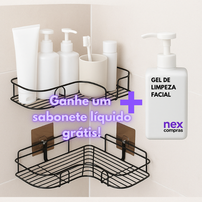 🔥 Kit Banheiro Organizado + Brinde Especial