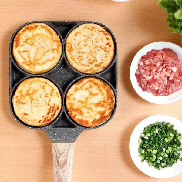 Frigideira Antiaderente Multifuncional 4 em 1 Omelete Hambúrguer Gas Indução IZECOOK PRO