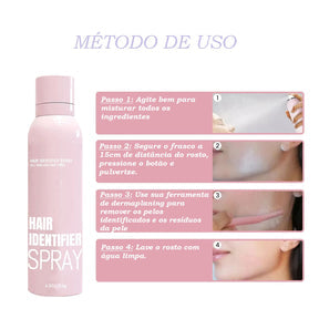 Spray Identificador de Pelos - FastDepil® (Depilação Rápida e 100% Eficiente)