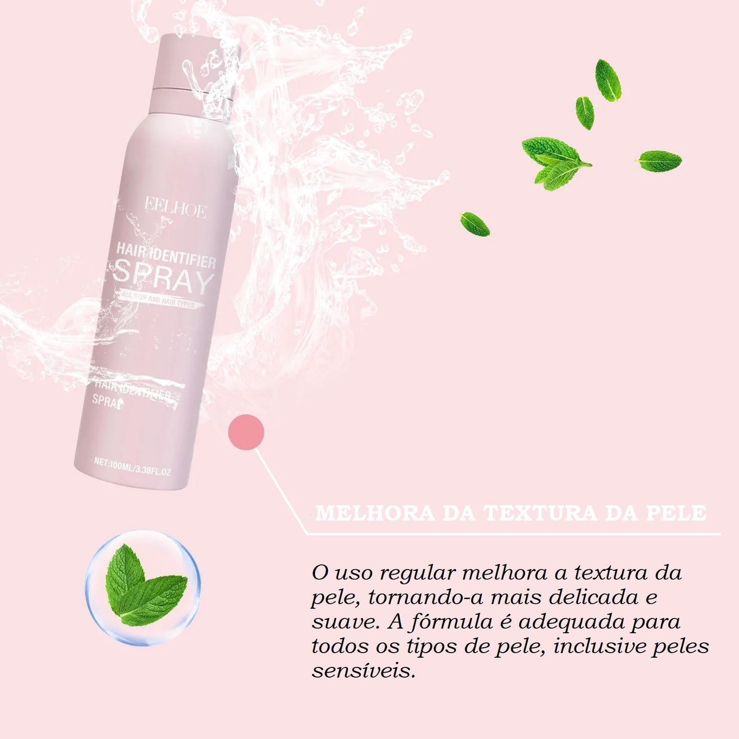 Spray Identificador de Pelos - FastDepil® (Depilação Rápida e 100% Eficiente)